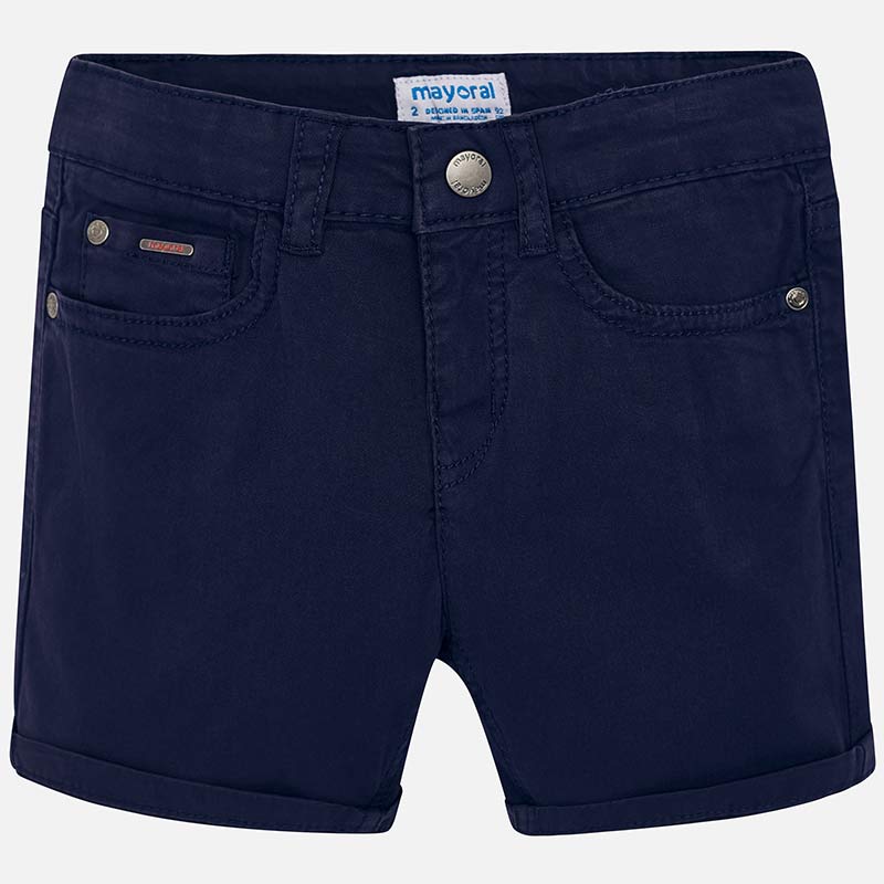 Navy Twill Shorts