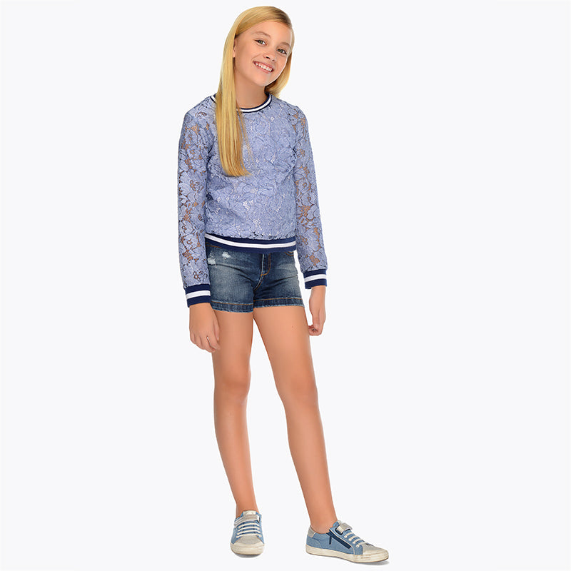 Dark Denim Shorts