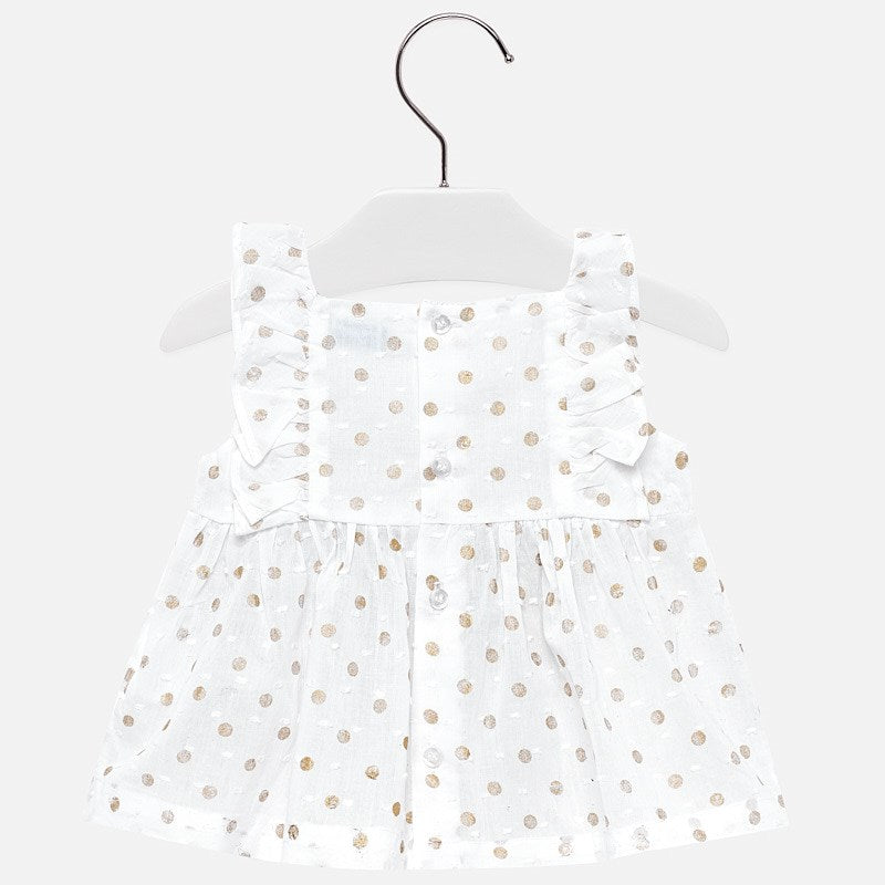Gold Polka Dot Blouse