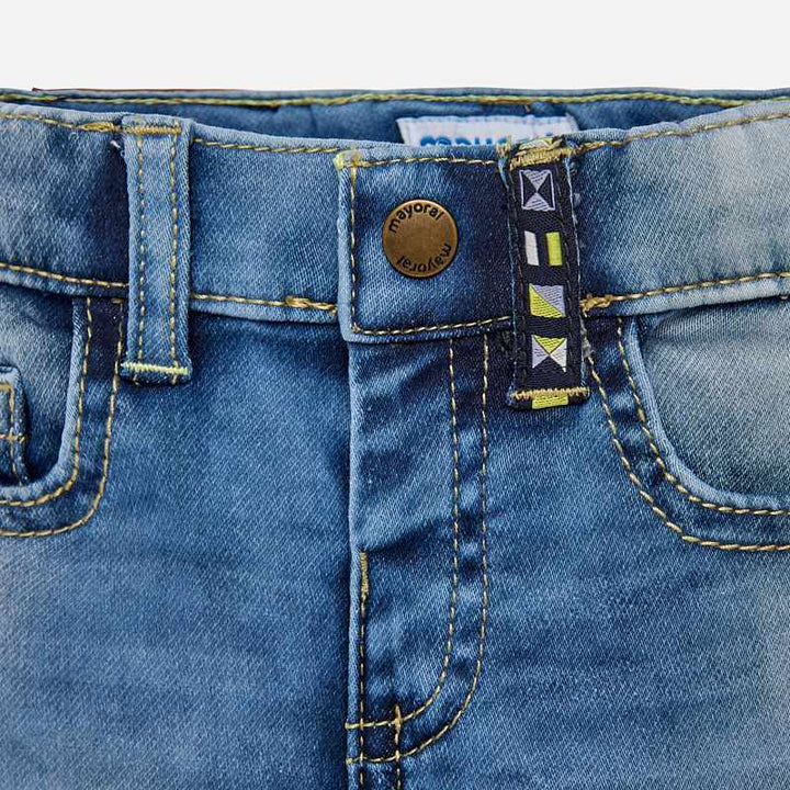 Light Denim Bermuda Shorts