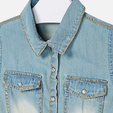 Light Denim Blouse