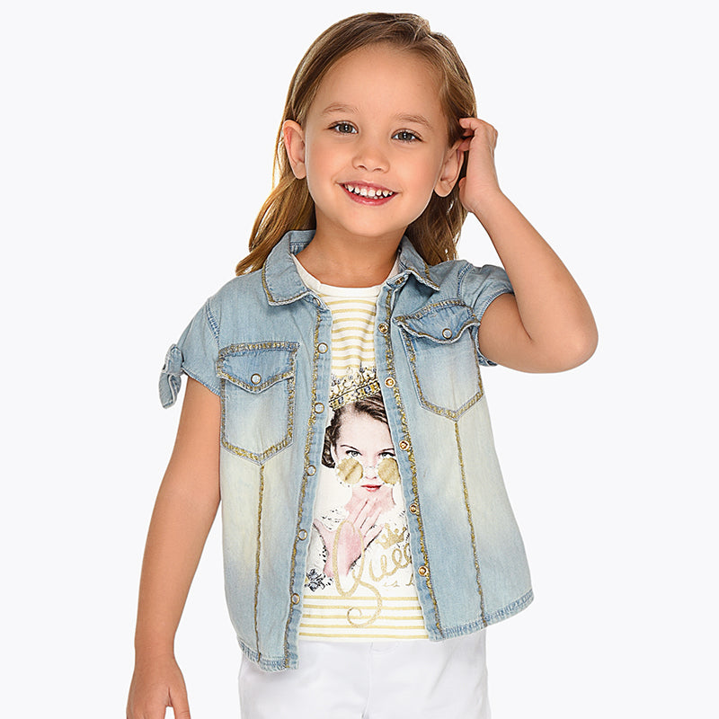 Light Denim Blouse