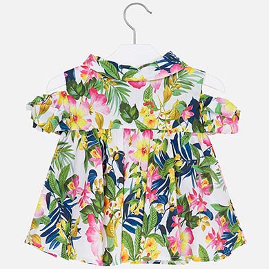 Floral Off-The-Shoulder Blouse