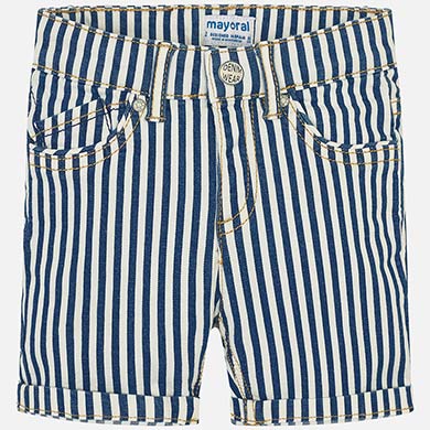 Striped Bermuda Shorts
