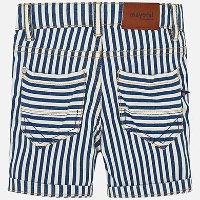 Striped Bermuda Shorts