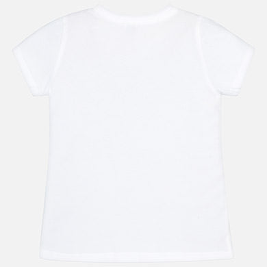 White Short Sleeved 'ever' T-Shirt