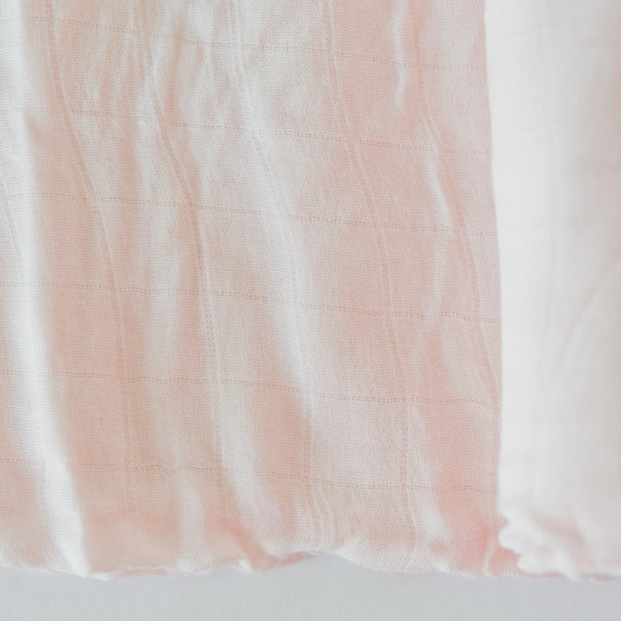 Deluxe Muslin Swaddle Single - Blush