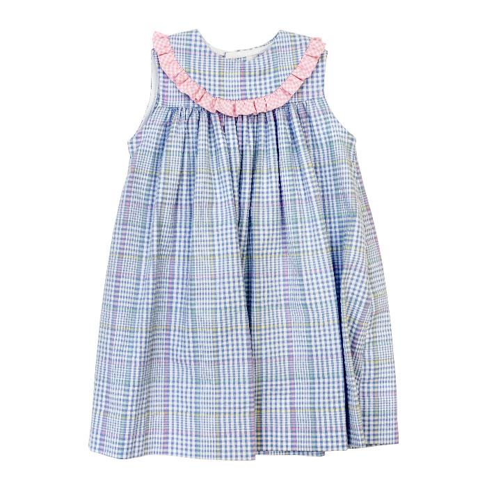 River Plaid Classic Collection Girls Float Dress