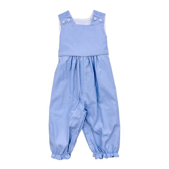 Light Blue Corduroy Romper