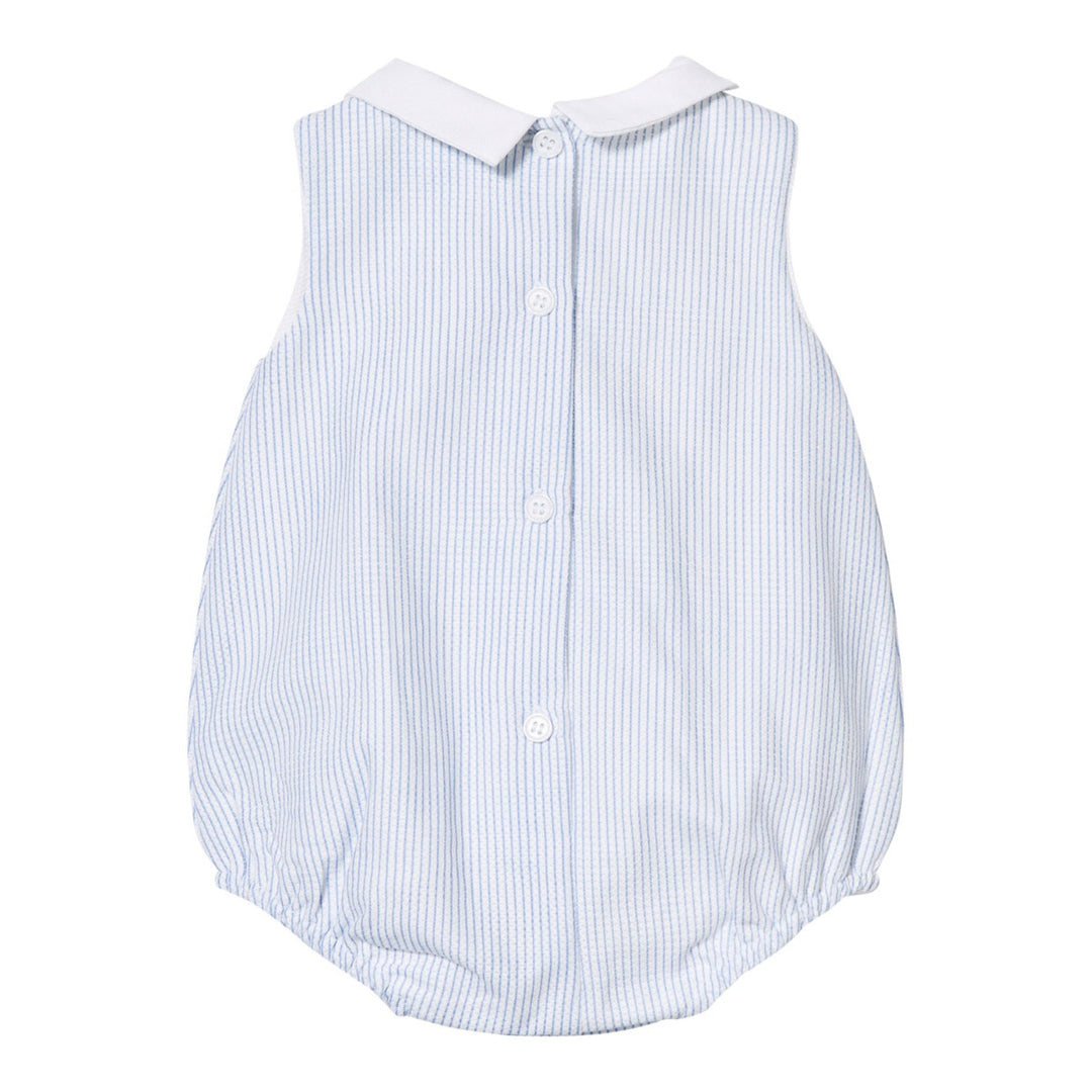Blue & White Striped Bubble
