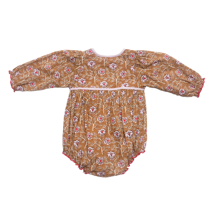 Brown Goa Floral Jade Bubble