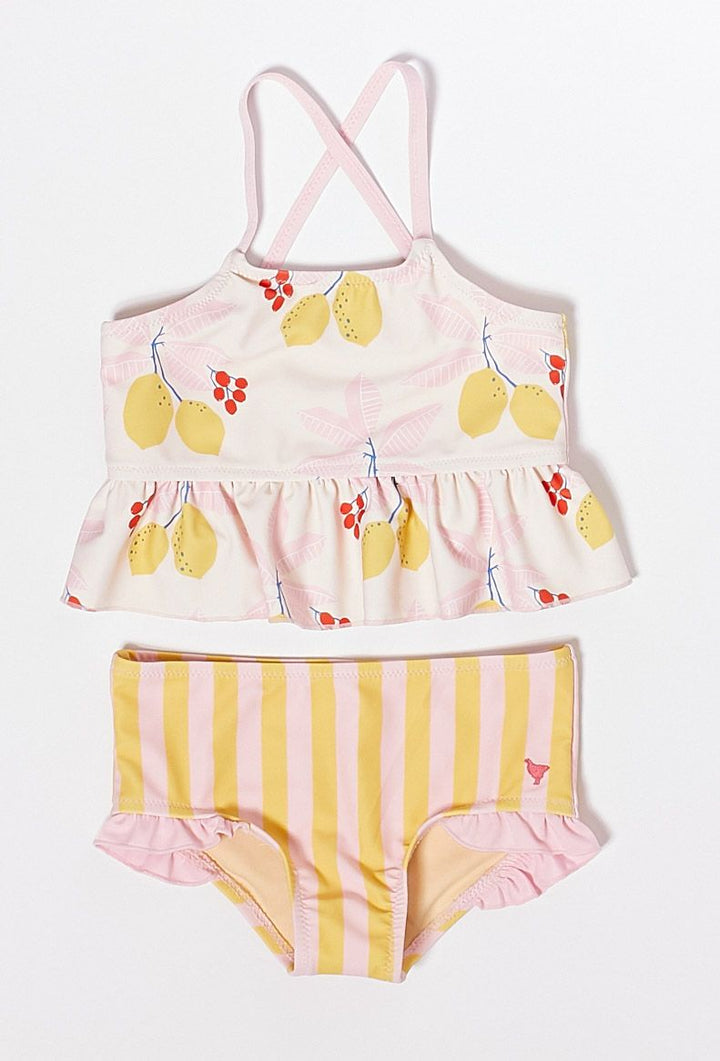 Antique White Lemons Joy Tankini