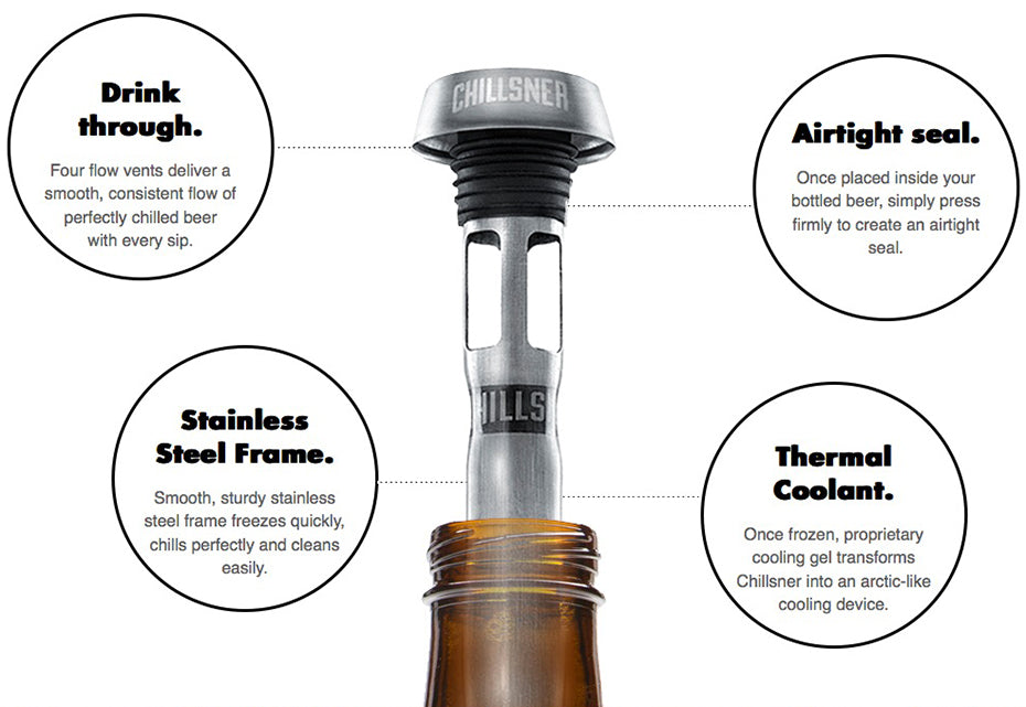 Chillsner 2-Pack Beer Chiller Sticks