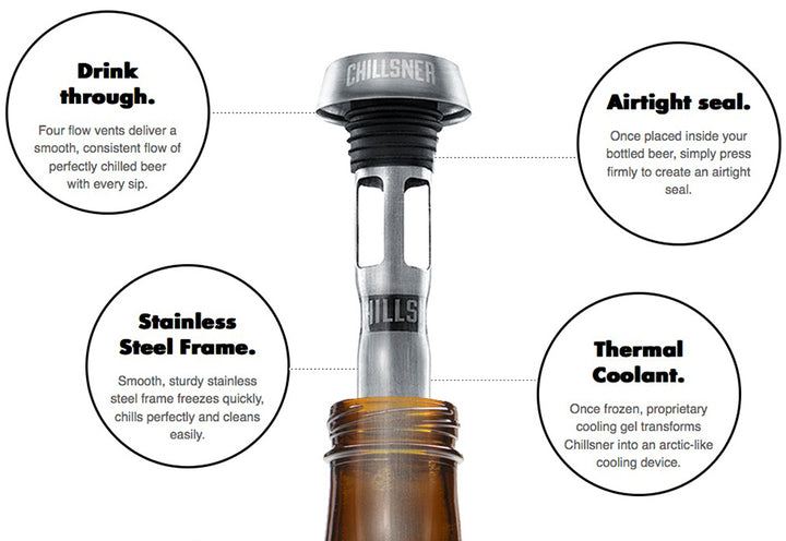 Chillsner 2-Pack Beer Chiller Sticks