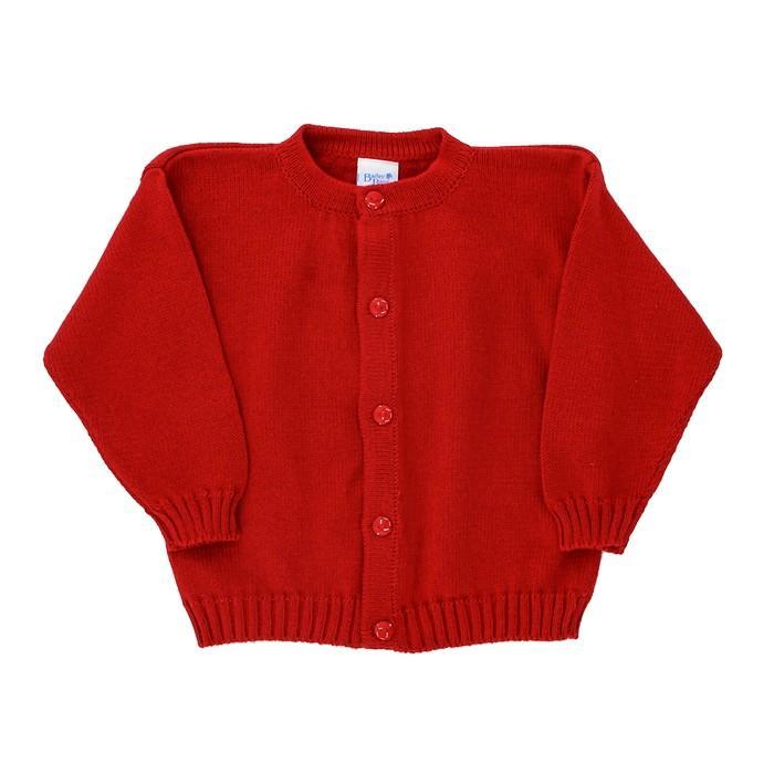 Red Cardigan Sweater