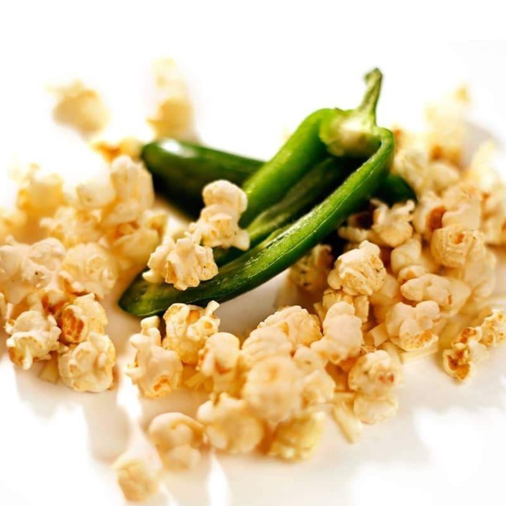 Cheesy Jalapeño Popcorn