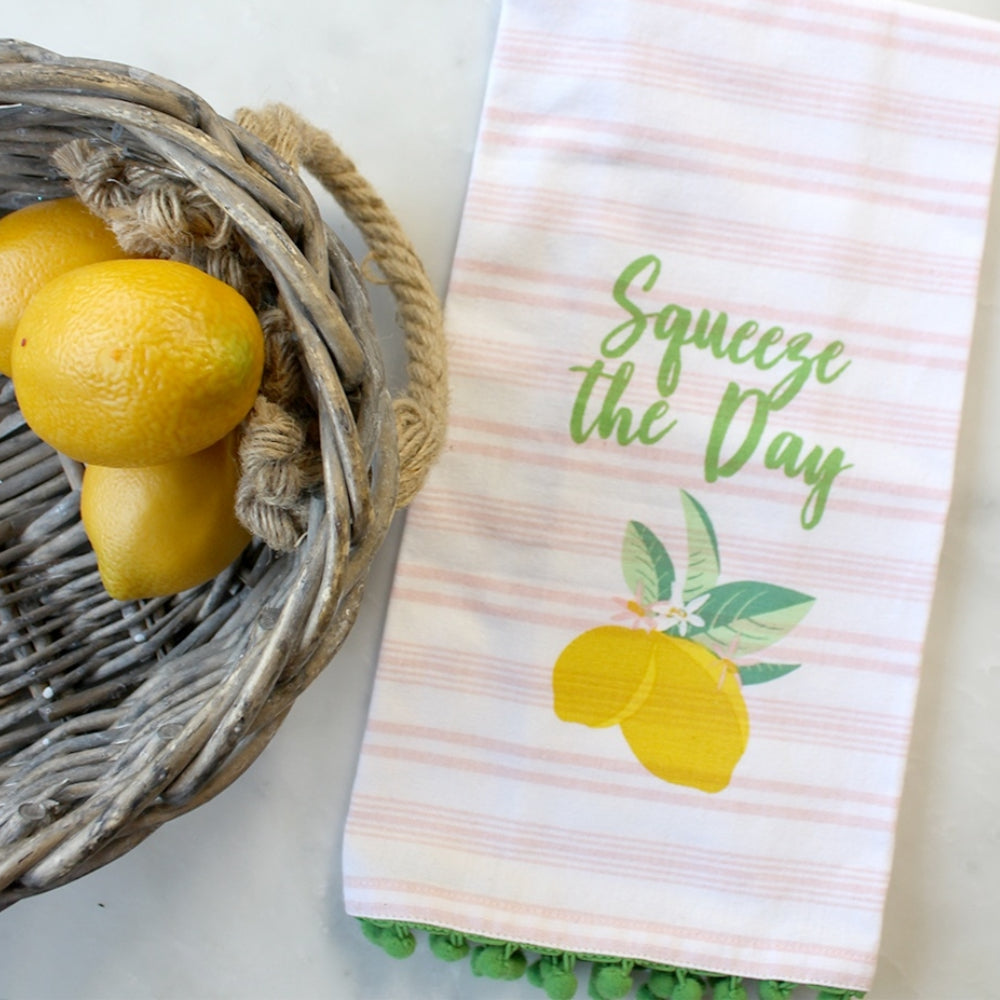 Squeeze The Day Hand Towel 