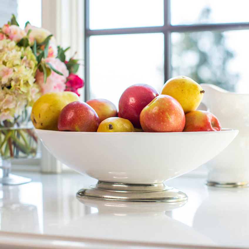 Tuscan Footed Oval Bowl