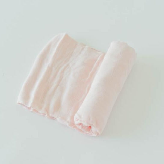 Deluxe Muslin Swaddle Single - Blush