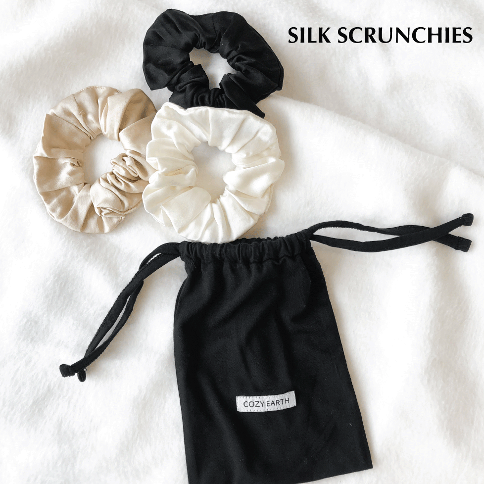 Premium Silk Hair Scrunchies