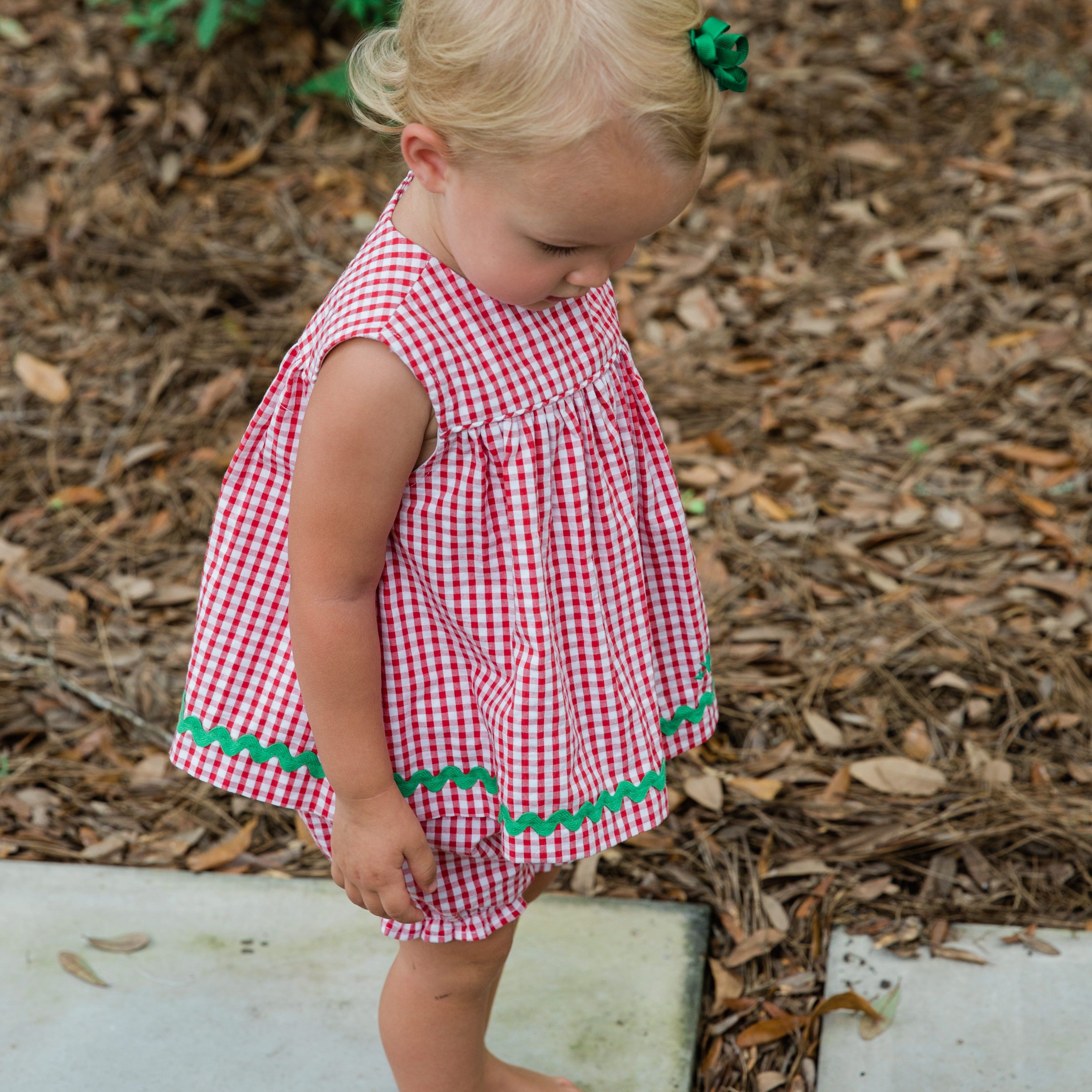 Playful Puppy Float Top & Bloomer Set