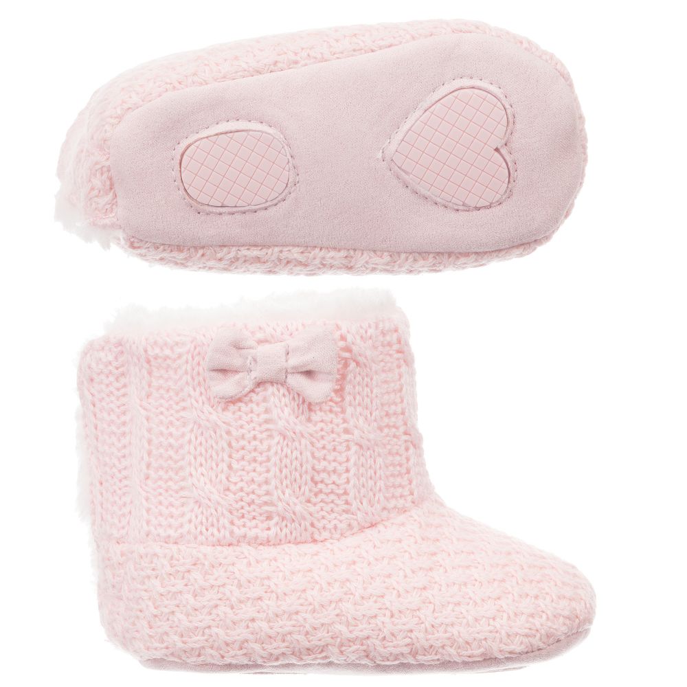 Pink Fur Eskimo Boots