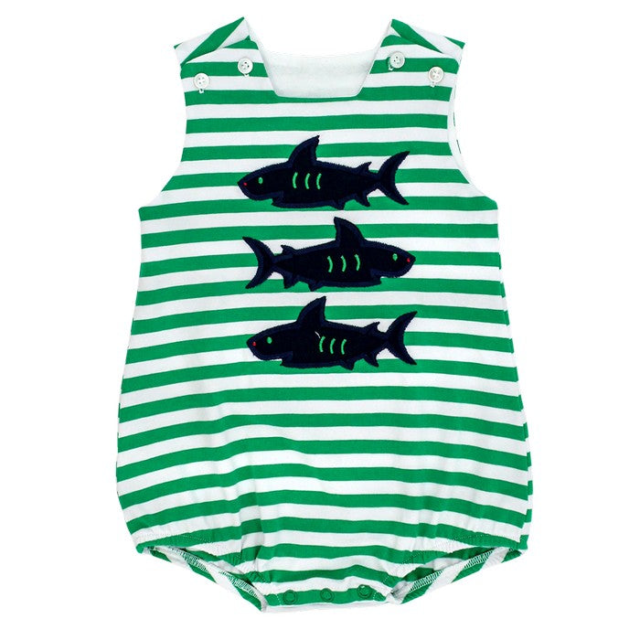 Shark Trio Knit Infant Bubble