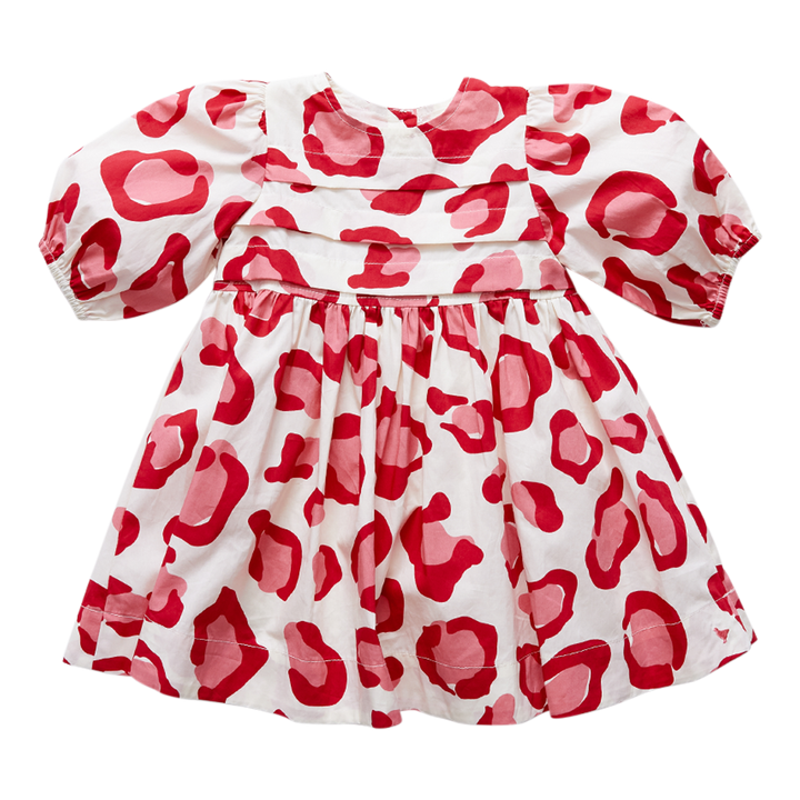 Pink & Red Leopard Evelyn Dress