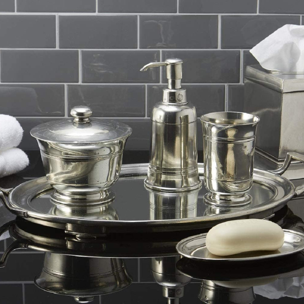 Roma Mirror Tray with Handles