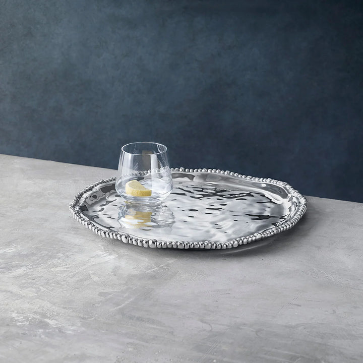 Organic Pearl Nova Round Platter