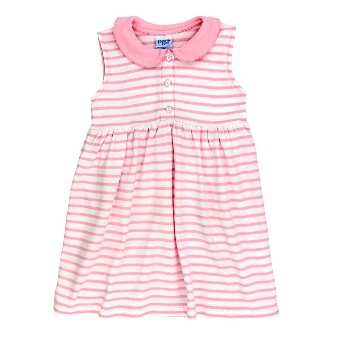 Pink &amp; White Stripe Sundress