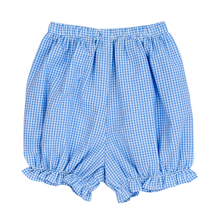 Blue Check Seersucker Bloomer
