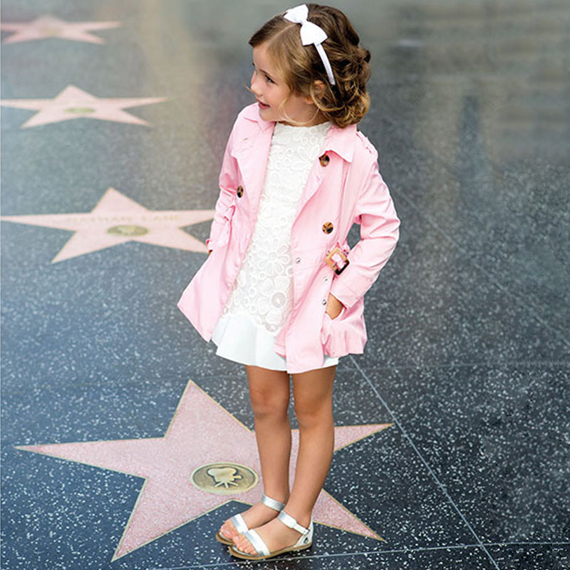 Light Pink Trench Coat