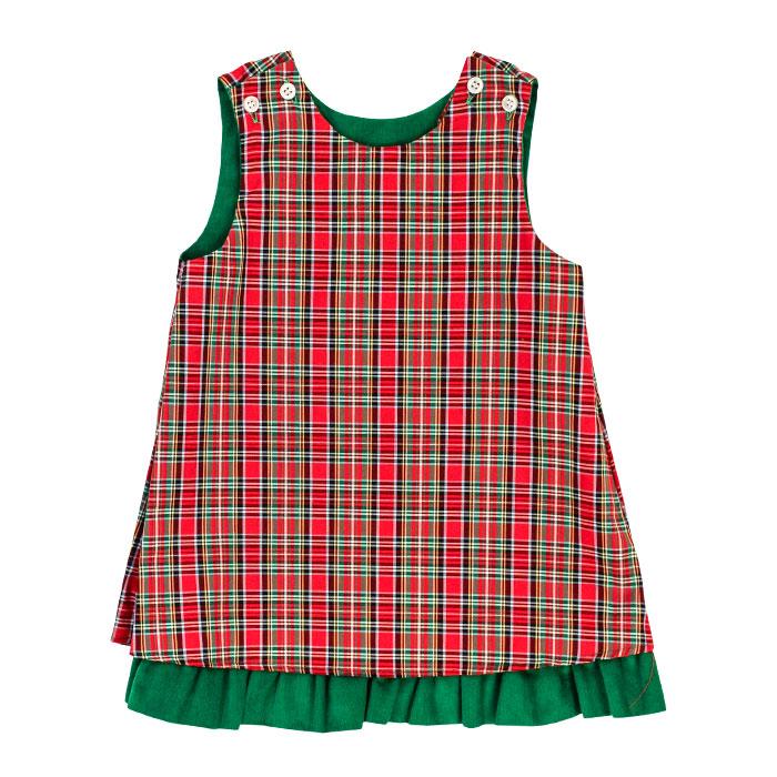 Run Rudolph Run Collection - Reversible Jumper Ruffle/Rick Rack