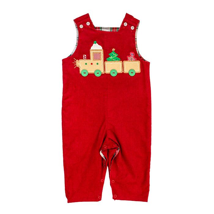 Gingerbread Train Collection - Reversible John John