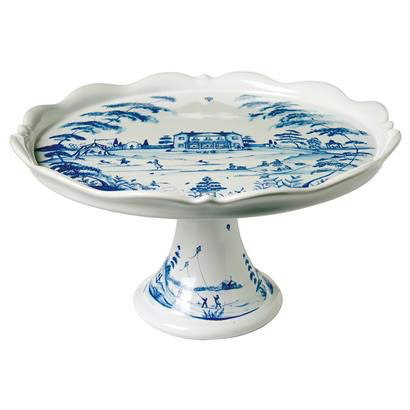 Country Estate Delft Blue Cake Stand Fete