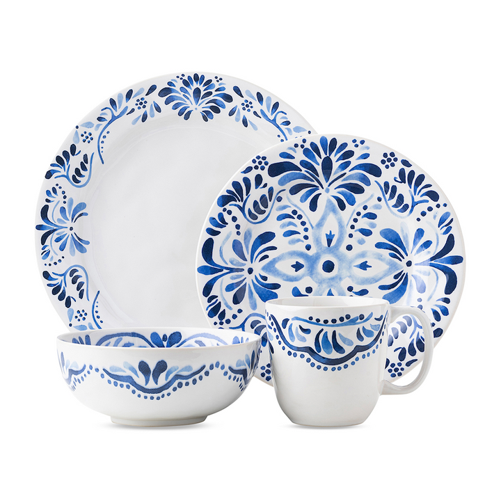 Iberian 4pc Place Setting - Indigo
