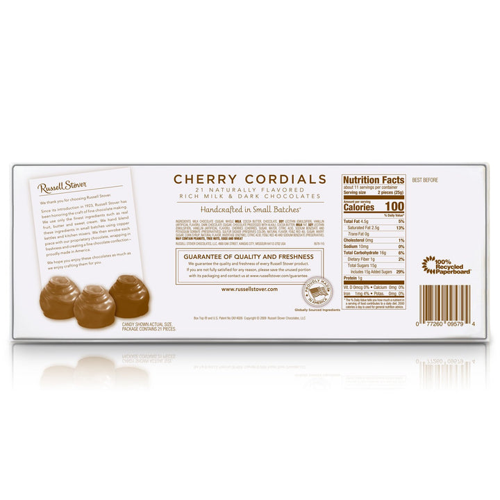 Milk & Dark Chocolate Cherry Cordials - 9.25 oz