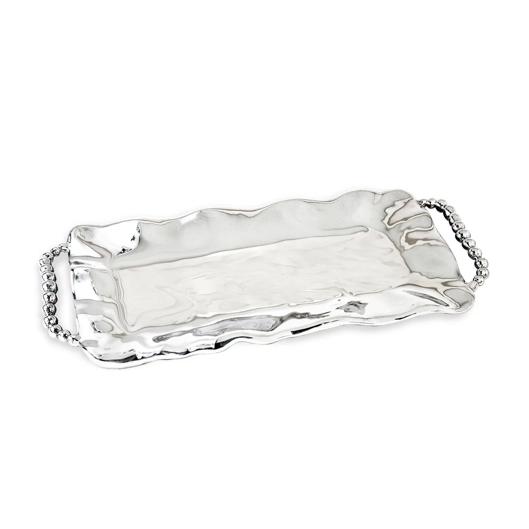 Pearl Perla Long Rectangular Tray With Handles