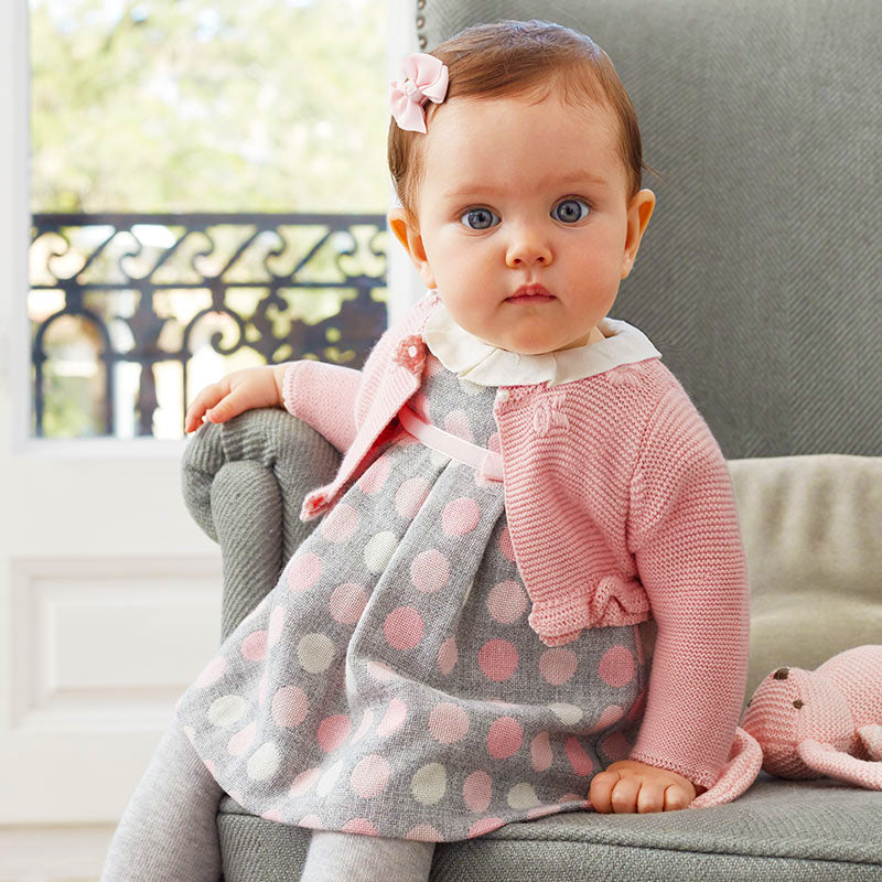 Pink Polka Dot Dress
