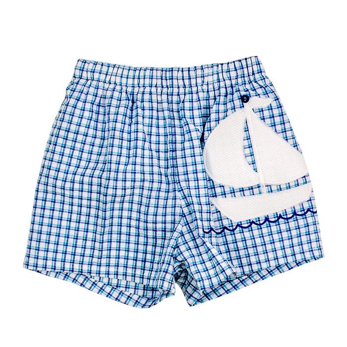 Ship Ahoy Swim Trunks
