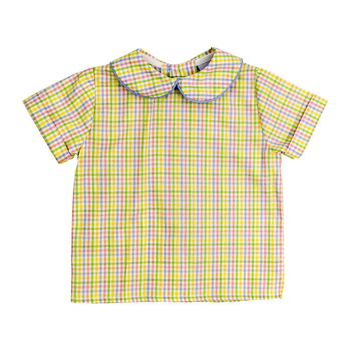Sunshine Plaid Piped Shirt