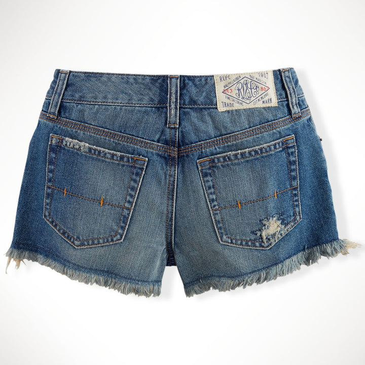 Ralph Lauren Flag Denim Cutoff Short