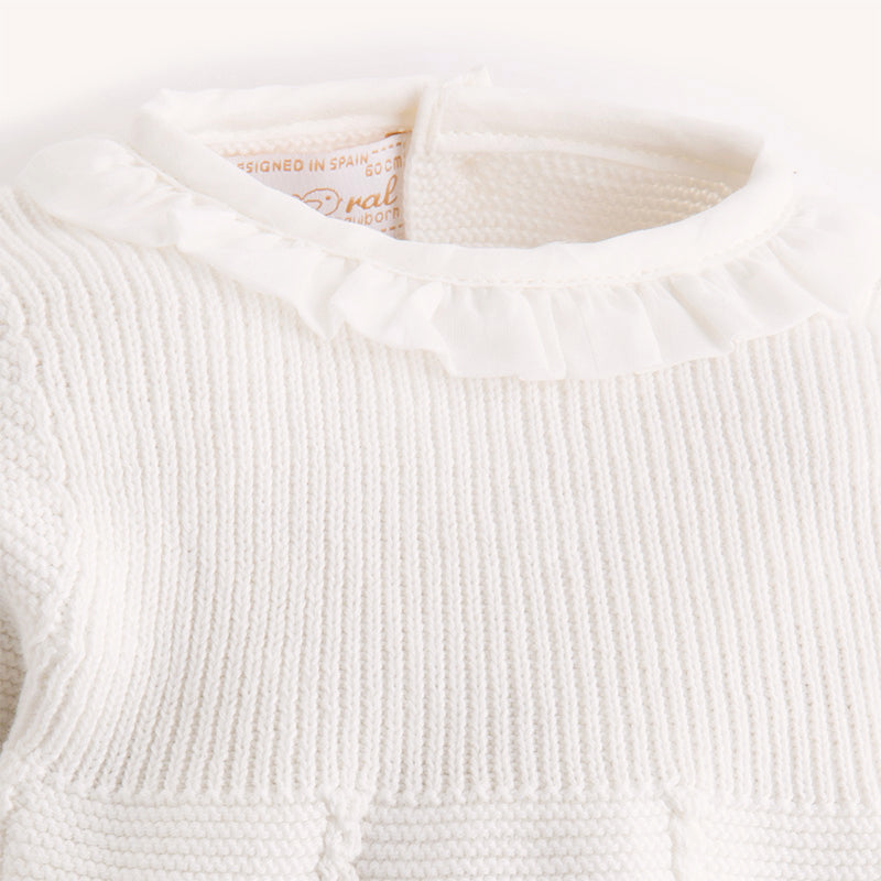 Ivory Sweater & Bow Bloomer Set