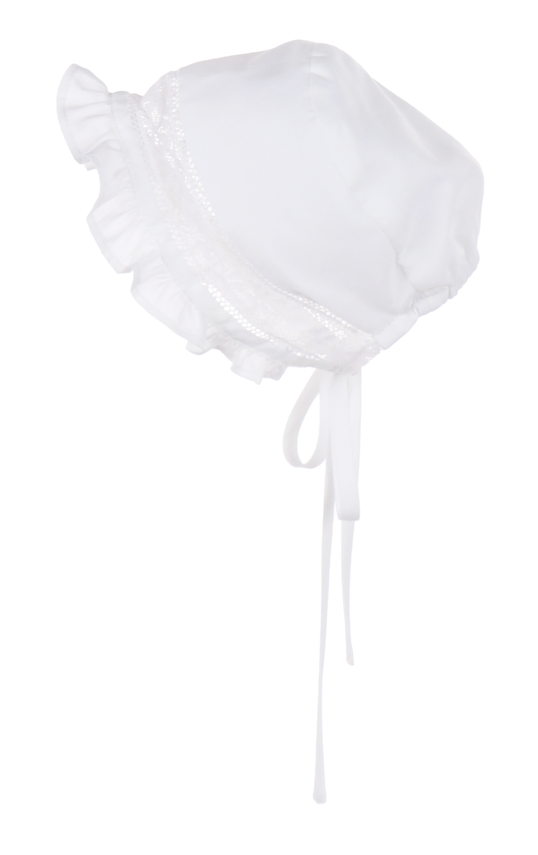White Heirloom Baby Set With Insert Lace