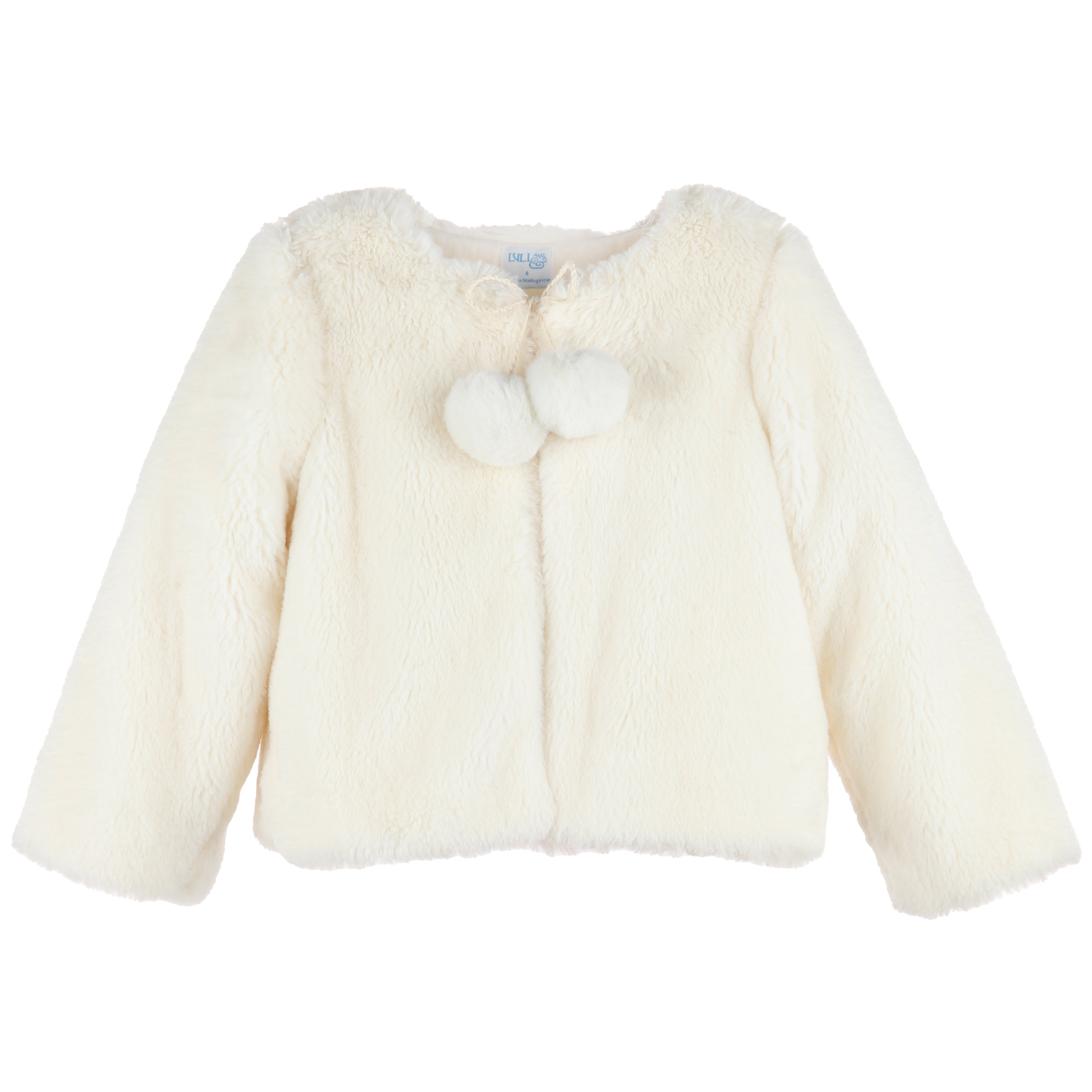 Ivory Cozy Fur Jacket