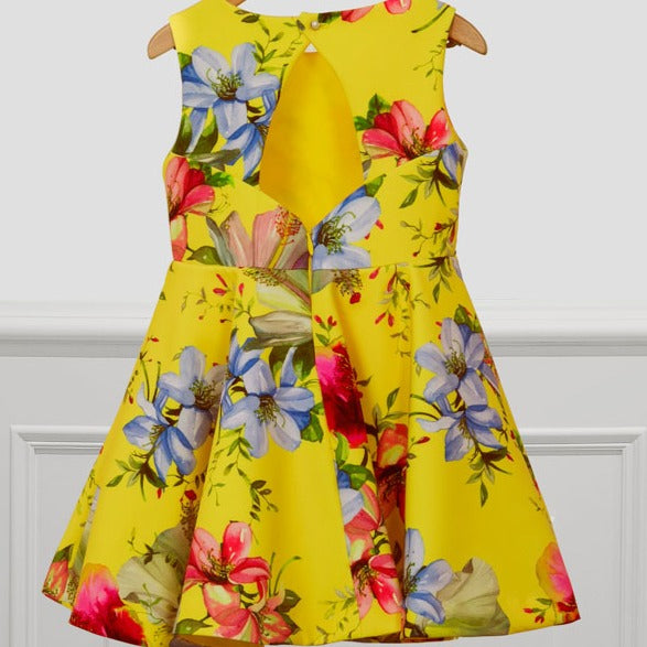 Yellow Floral Dress