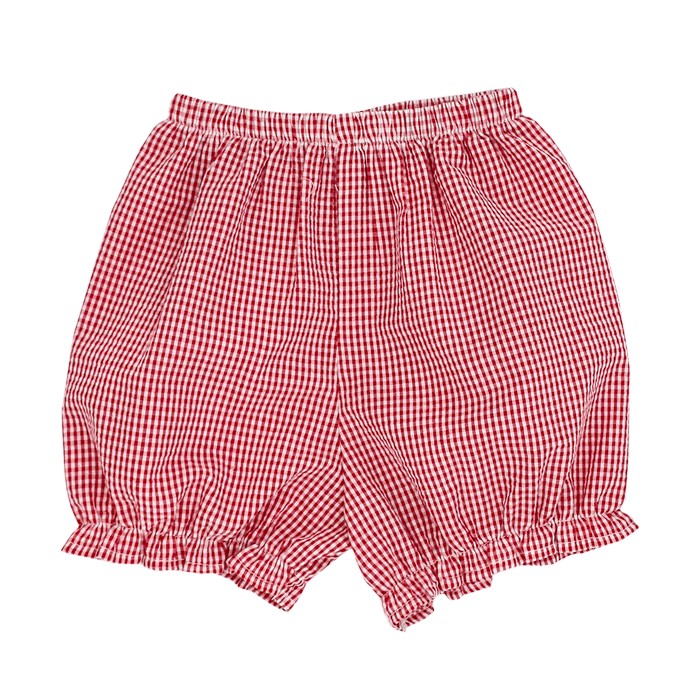 Red Check Seersucker Bloomer