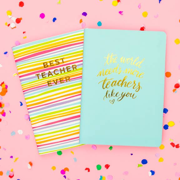 Taylor Elliott Designs - Best Teacher Ever Notebook Set