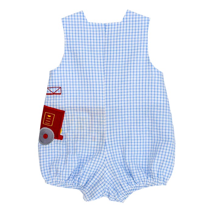 Firetruck Short Infant Bubble